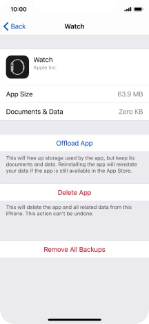 Press Offload App.
