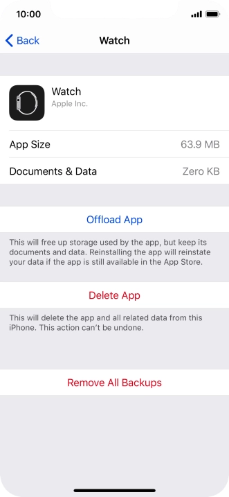 Press Offload App.