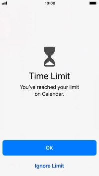 Press Ignore Limit.