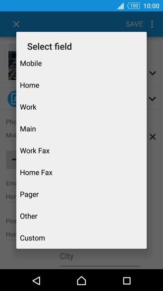 Press the required number type.