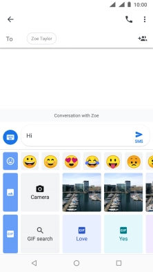Press the picture icon.