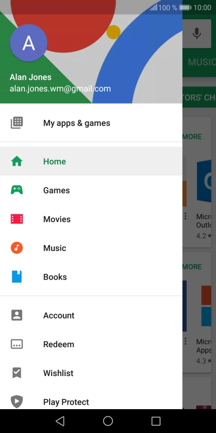 Press My apps & games.