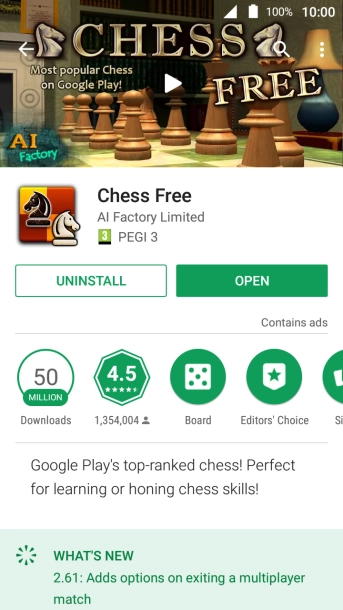Press UNINSTALL.