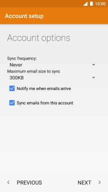 Press the drop down list below 