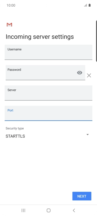 Press the drop down list below 