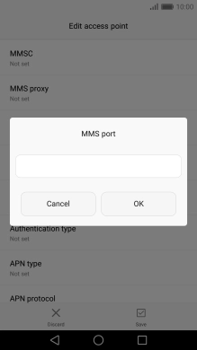 Key in 80 and press OK.