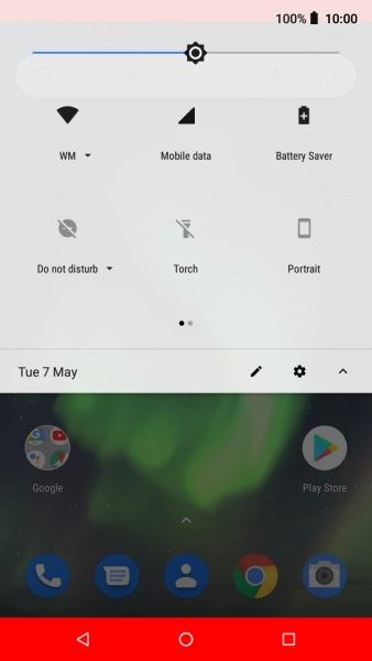 Press the Home key to return to the home screen.