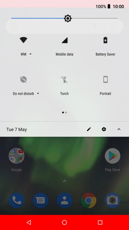 Press the Home key to return to the home screen.