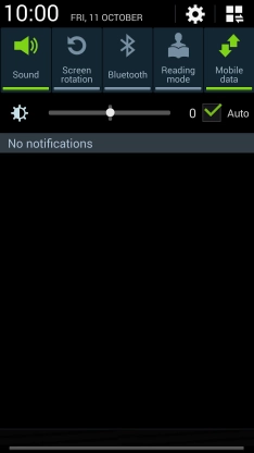 Press  to turn the function on or off.