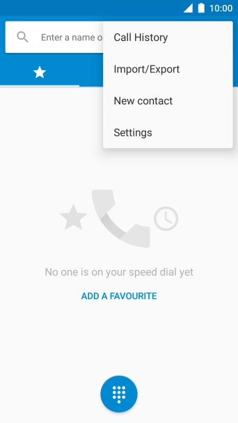 Press Settings.