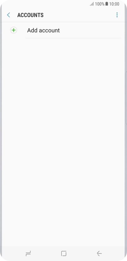 Press Add account.