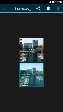 Press the share icon.