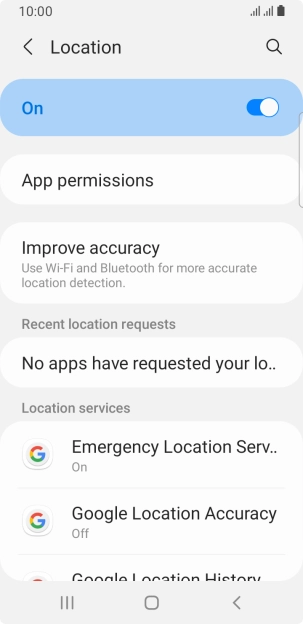 Press App permissions.