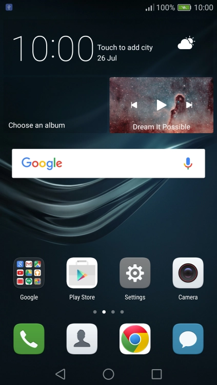 When the battery charging icon is displayed, the battery is charging.