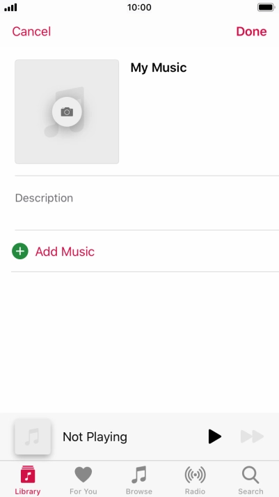 Press Add Music.