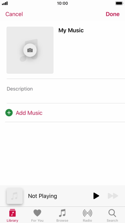 Press Add Music.