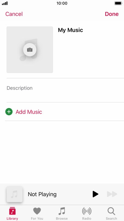 Press Add Music.