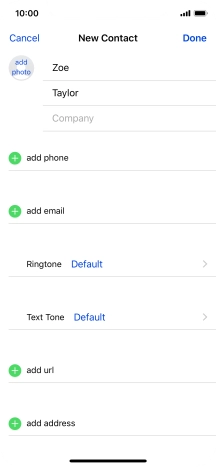 Press add phone.