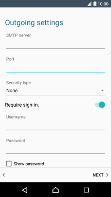 Press the drop down list below 