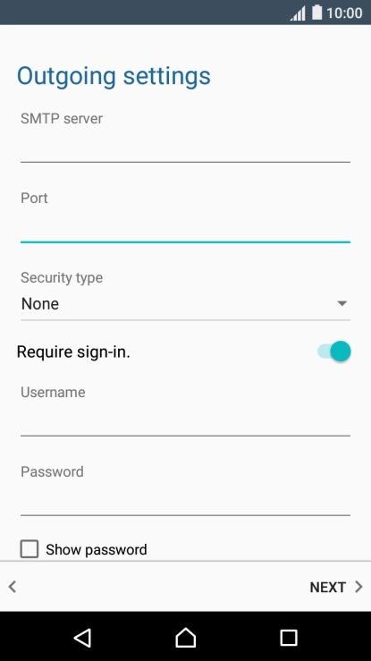 Press the drop down list below 