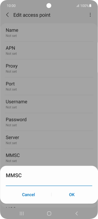 Key in http://www.vodafone.ie/mms and press OK.