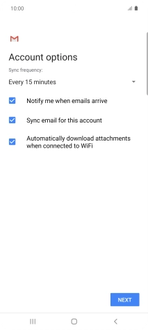 Press the drop down list below 