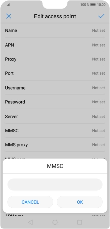 Key in http://www.vodafone.ie/mms and press OK.