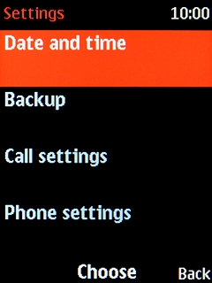 Select Call settings.