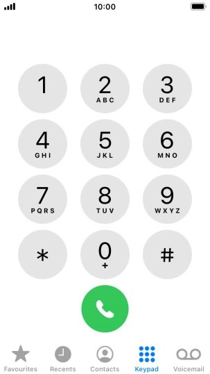 Press Keypad.