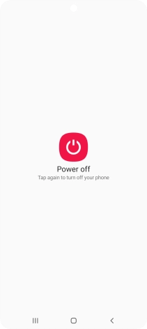 Press Power off.