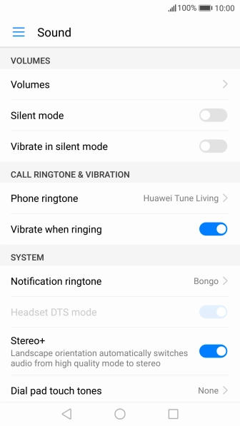 Press Phone ringtone.