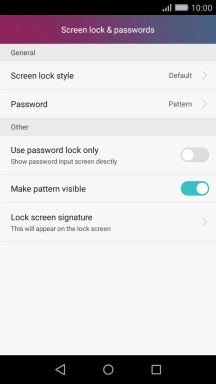 Press Password.