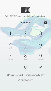 If you're asked to key in your PIN, do so and press the confirm icon.