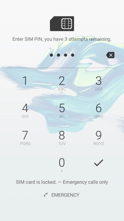 If you're asked to key in your PIN, do so and press the confirm icon.