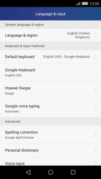 Press Google Keyboard.