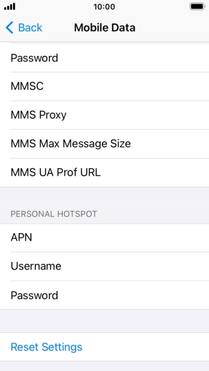 Press MMSC and key in http://www.vodafone.ie/mms.