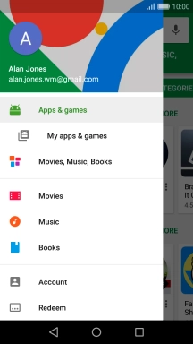 Press My apps & games.