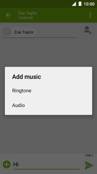 Press Audio.
