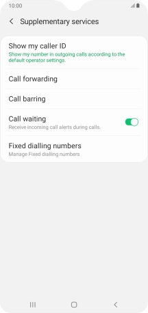 Press Fixed dialling numbers.