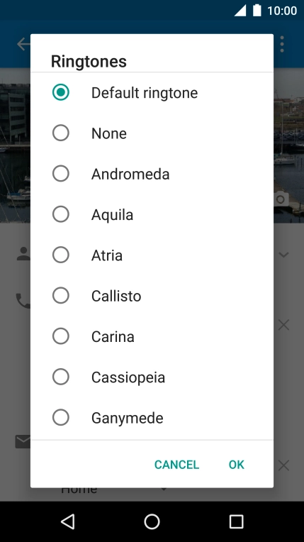 Press the required ring tones to hear them.