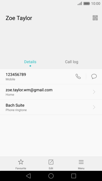 Press the Home key to return to the home screen.