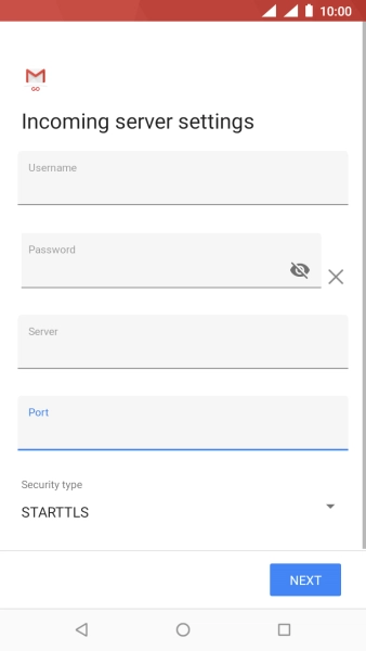 Press the drop down list below 