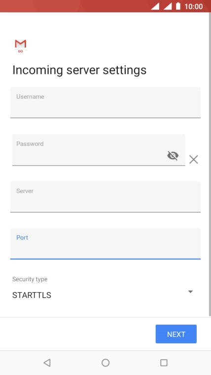 Press the drop down list below 