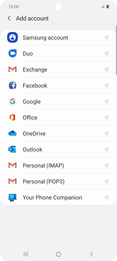 Press Google.