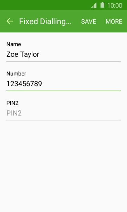 Press PIN2 and key in your PIN2.