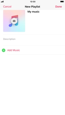 Press Add Music.
