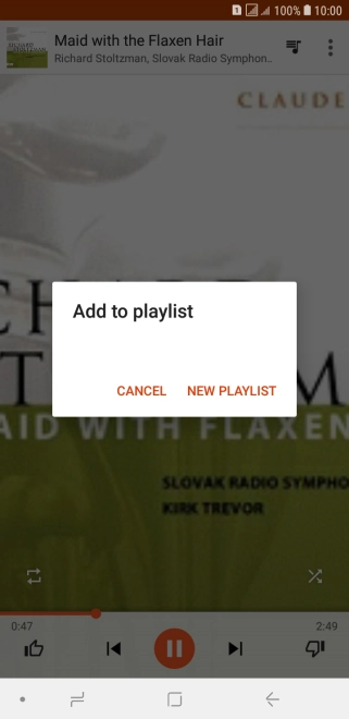 Press NEW PLAYLIST.