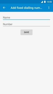 Press Name and key in the required name.