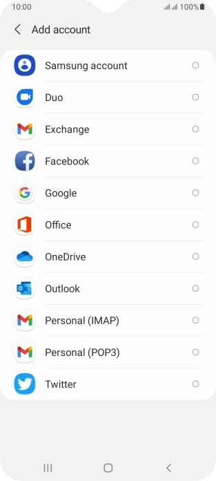 Press Google.