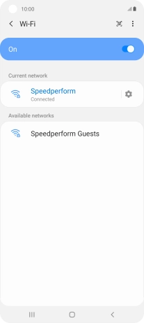 Press the Home key to return to the home screen.